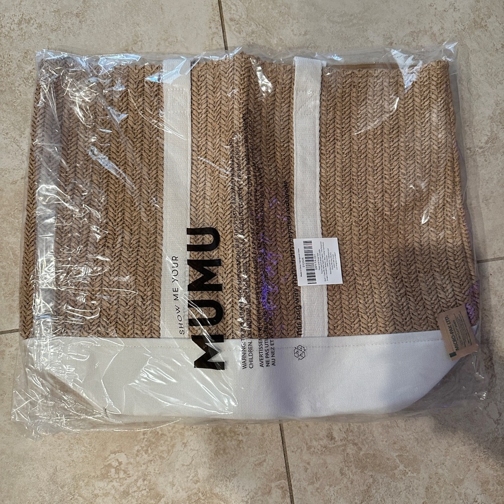 NWT Show Me Your Mumu Sunseeker Tote FACTORY SEALED